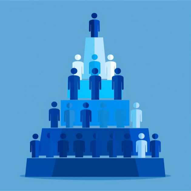 heirarchy of talent illustration